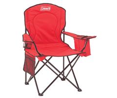 Coleman Oversize Quad Chair with Cooler - Red