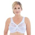 Glamorise Full Figure Plus Size MagicLift Original Support Bra Wirefree #1000 White