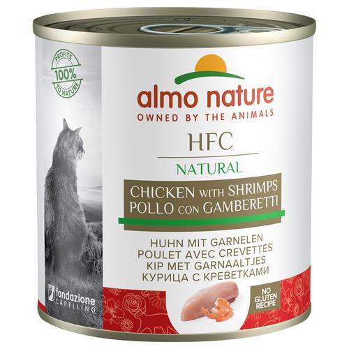 12x280g Huhn und Garnelen Almo Nature Classic Katzenfutter nass