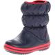 Crocs Winter Puff Boot Kids, Unisex - Kinder Schneestiefel, Blau (Navy/Red), 28/29 EU