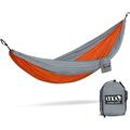 Eno Eagles Nest Outfitters - DoubleNest Hammock, Portable Hammock for Two, Orange/Grey