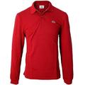 Lacoste Men's L1312 Long-Sleeve Polo Shirt,Red (Red 240),XS (Manufacturer Size: 2)