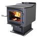 United States Stove Company Small Wood Pellets Stove in Black | 28.5 H x 24.5 W x 24.5 D in | Wayfair 5040