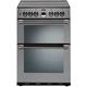 Stoves Sterling 600DF 60cm Double Oven Dual Fuel Mini Range Cooker - Stainless Steel