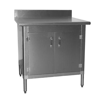 Eagle Group T3060BA-BS-SLD 30" x 60" Work Table with Sliding Doors - Knocked Down