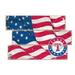 Texas Rangers 3-Plank Team Flag