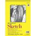 Strathmore 300 Series Sketch Paper Pad Spiral-Bound 100 Sheets 11x14 inch