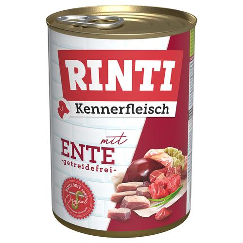 24x400g Kennerfleisch Ente RINTI Hundefutter nass