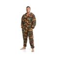 Camille Mens Soft Fleece Onesies XL Green Camouflage