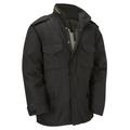 M65 Military Field Jacket with Removable Quilted Inner Liner - Black (2XL)