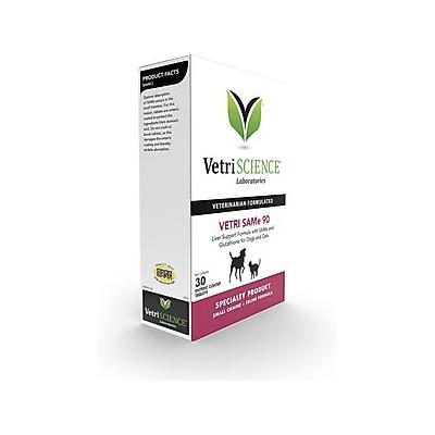 VetriScience VETRI SAMe 90 Tablets Liver Supplement for Cats & Dogs, 30 count