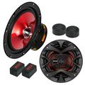 BOSS Audio Systems CH6CK Chaos Series 6.5 Inch Car Audio Door Speakers - 350 Watts Max 2 Way Full Range Component Crossovers Tweeters Hook Up To Stereo and Amplifier