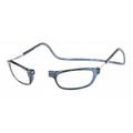Clic Front Connection Glasses Blue Jeans -Strength +2.50