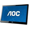 AOC E1659Fwu - 16 inch FHD 1080p Portable monitor, USB 3.0, Auto Pivot, Carry case, Vesa wall compatible, BLACK