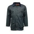 Game Technical Apparel New British Quilted Padded Country Wax Cotton Rain Jacket (4XL, Navy)