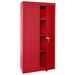 Sandusky Cabinets Value Line 3 - Shelf Storage Cabinet Stainless Steel in Red | 72 H x 30 W x 18 D in | Wayfair VF31301872-01