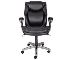 Serta AIR Health & Wellness Mid-Back Manager's Chair - Black - 44103