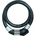 ABUS PHANTOM 8950/180 KF - Cable Bike Lock Set with KF Saddle Clamp Bracket - 12/15mm - ABUS Security Level 5 - Black