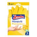 Spontex Hausputz Handschuhe, 10 Paar, für alle Putz- und Pflegearbeiten im Haushalt, griffig und robust, innen mit Baumwollbeflockung, Größe S, (10 x 1 Paar)