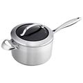 SCANPAN SP65232000 CTX 4qt Covered Sauce Pan, Stainless Steel, 3.5 liters, Silver