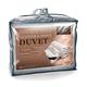 Littens Luxury Duck Feather and Down Duvet Quilt, 13.5 Tog Double Bed Size, 15% Down, 230TC 100% Down-Proof Cotton Casing (200cm x 200cm)