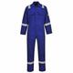Bizweld Iona Flame Retardant Hi Visibility Knee Pad Boiler Suit Coverall (Large (Chest 42/44"), Royal Blue)
