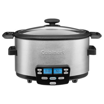 Cuisinart Cook Central 4-Quart Multicooker - Silver/Black