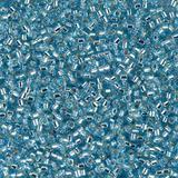 Miyuki Delica Seed Beads DB0044/DB044 DB44 11/0 Silver Lined Aqua 7.2 Grams