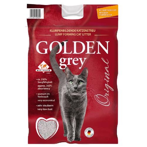 2 x 14kg Grey Golden Katzenstreu