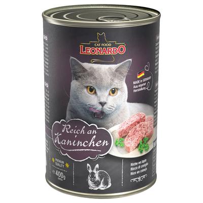 24x400g All Meat Kaninchen Leonardo Katzenfutter nass