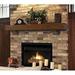 Pearl Mantels The Shenandoah Fireplace Mantel Shelf, Wood in Black | 60 W x 9 D in | Wayfair 412-60-70