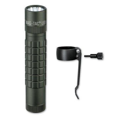 Maglite Mag-Tac LED Flashlight (Plain Bezel, Foliage Green) SG2LRF6
