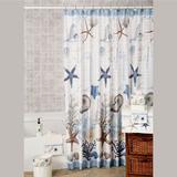 Antigua Shower Curtain Ivory 72 x 72, 72 x 72, Ivory