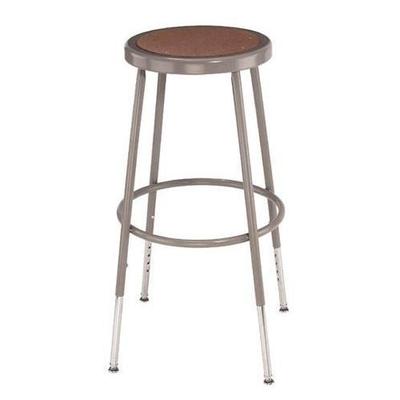 National Public Seating Lab Stools - Grey, 25-33 Adjustable Height