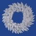 Vickerman 18456 - 36" Sparkle White Spruce Wreath 195Tips (A104236) White Colored Christmas Wreath