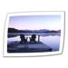 ArtWall 'Mirror Lake, Lake Placid' by Linda Parker Photographic Print on Rolled Canvas Metal in Blue | 24 H x 32 W x 0.1 D in | Wayfair