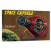 Global Gallery 'Space Capsule Gemini' by Retrorocket Vintage Advertisement on Wrapped Canvas Canvas | 14.74 H x 22 W x 1.5 D in | Wayfair