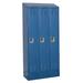 Hallowell ReadyBuilt II 1 Tier 3 Wide Locker Metal in Gray/Blue/White | 83 H x 36 W x 15 D in | Wayfair URB3258-1ASB-MB