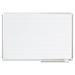Mastervision Wall Mounted Magnetic board Metal/Steel in White | 36 H x 0.75 D in | Wayfair BVCMA0594830