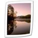 ArtWall 'Mirror Lake, Lake Placid' by Linda Parker Photographic Print on Rolled Canvas in White | 36 H x 28 W x 0.1 D in | Wayfair LPar-015-32x24