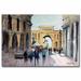 Trademark Fine Art 'Italian Impressions IV' by Ryan Radke Painting Print on Canvas Metal in Brown/Gray | 22 H x 32 W x 2 D in | Wayfair