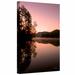 ArtWall 'Mirror Lake, Lake Placid' by Linda Parker Photographic Print on Canvas Metal in Brown/Orange | 32 H x 24 W x 2 D in | Wayfair