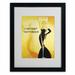 Trademark Fine Art "L'instant Taittinger" Framed Graphic Art Canvas in Black | 22 H x 18.75 W x 0.75 D in | Wayfair 75-9407H-B1620MF