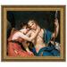 Vault W Artwork The Farewell of Telemachus & Eucharis, 1818 by Jacques-Louis David Framed Painting Print Canvas in Blue/Red | Wayfair P03052