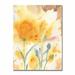Trademark Fine Art 'Golden Poppies' by Sheila Golden Painting Print on Canvas Metal in Brown/Yellow | 32 H x 22 W x 2 D in | Wayfair SG5633-C2232GG