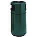 Witt Receptacle 25 Gallon Trash Can Fiberglass in Green | 38 H x 18 W x 18 D in | Wayfair 7C-1838T2APD-28