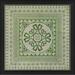The Artwork Factory Tile 8 Framed Graphic Art Paper, Metal in Green | 12.65 H x 12.65 W x 1.13 D in | Wayfair 19343 EB