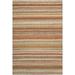 White 48 x 0.25 in Area Rug - Dakota Fields Basler Striped Hand-Woven Wool Beige Area Rug Wool | 48 W x 0.25 D in | Wayfair