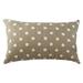The Well Dressed Bed Nova Accent Lumbar Pillow Polyester/Polyfill/Cotton Blend | 12 H x 18 W x 2.5 D in | Wayfair TP-IKATDN201