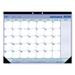 Rediform Office Products Monthly Desk Pad & Chipboard in Blue/White | 21.75 W x 17 D in | Wayfair REDC181731